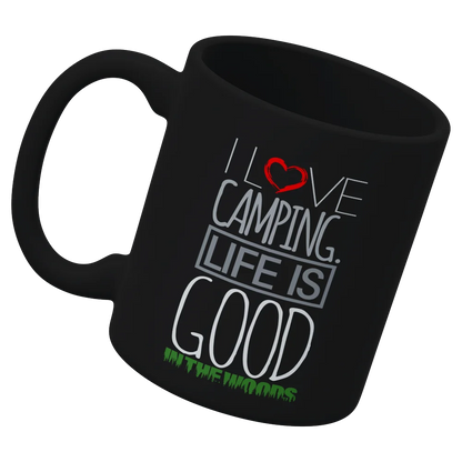 I Love Camping In The Woods White Coffee Mug CoreWell