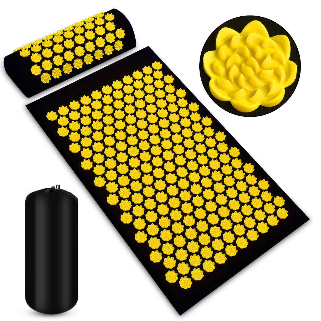 Acupressure Massage Mat and Pillow Set CoreWell
