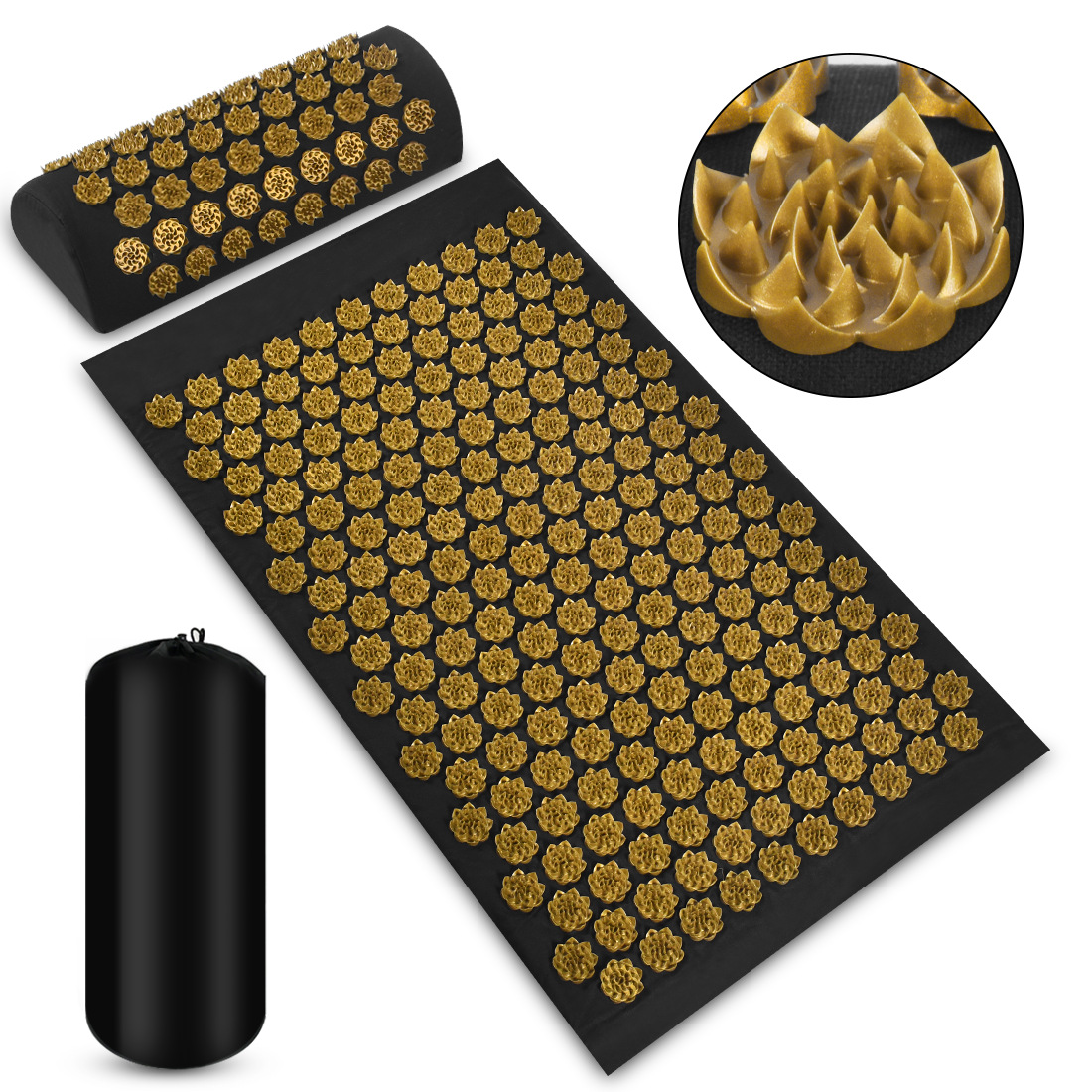 Acupressure Massage Mat and Pillow Set CoreWell